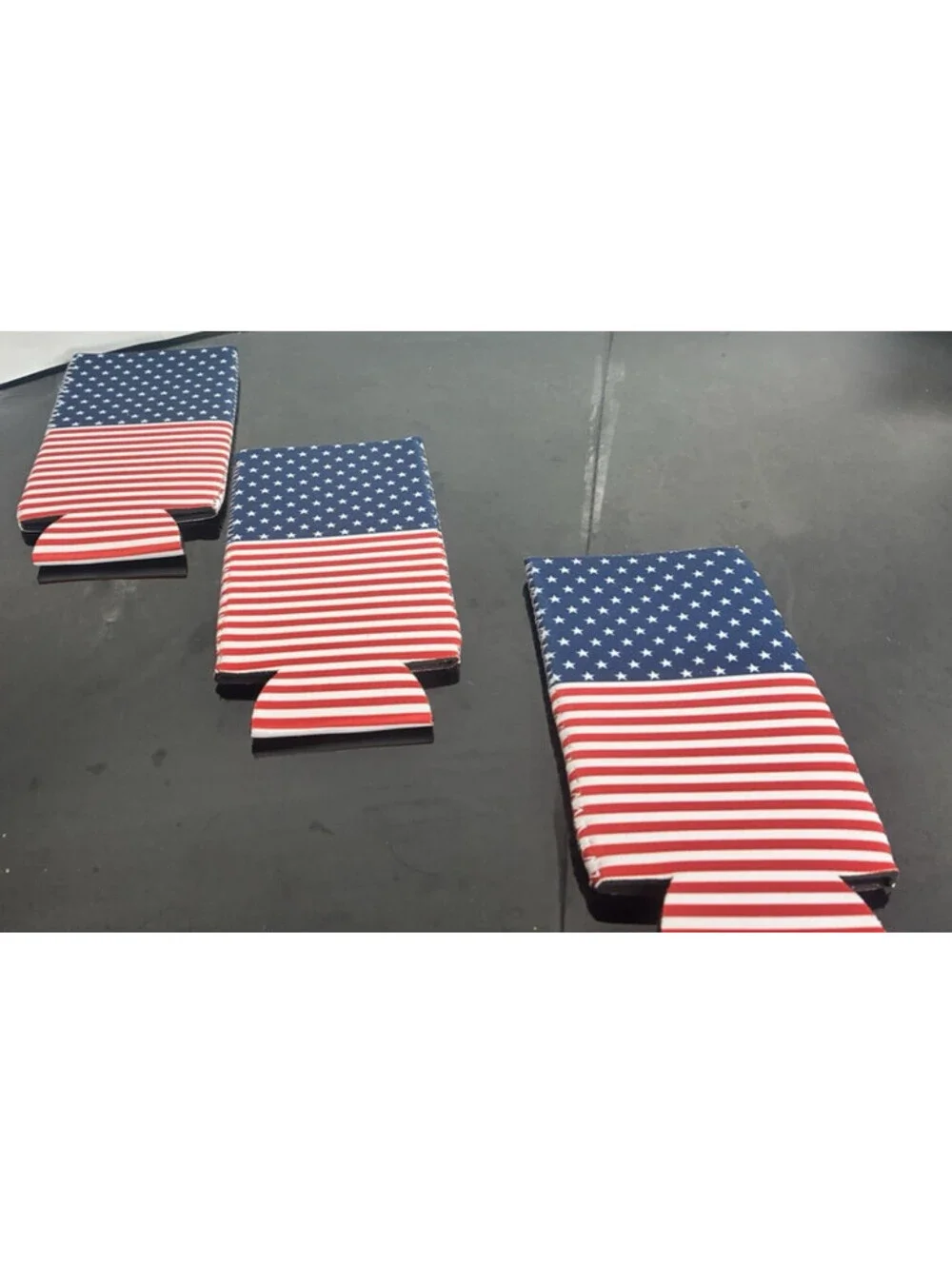 Set of 3| American Flag | Slim Can Cooler | Hard Seltzer | Coozies Tall boy